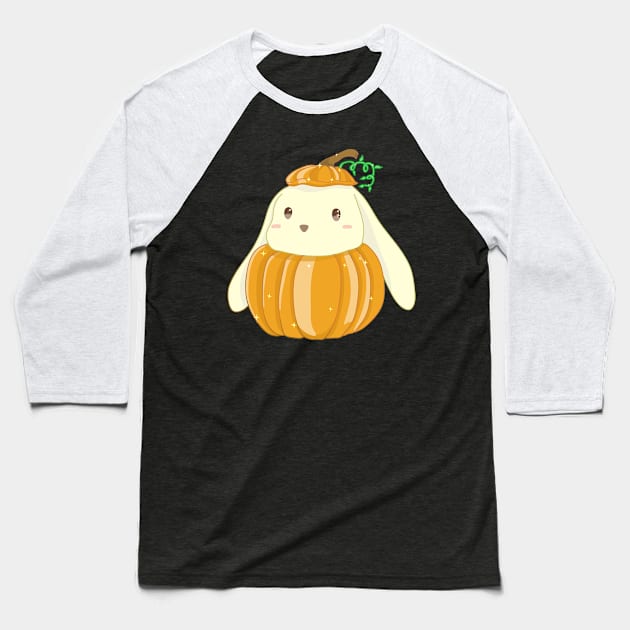 Cute Halloween Design Baseball T-Shirt by CITROPICALL